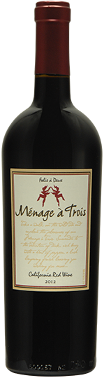 Image of Bottle of 2012, Menage a Trois, Folie a Deux, California Red